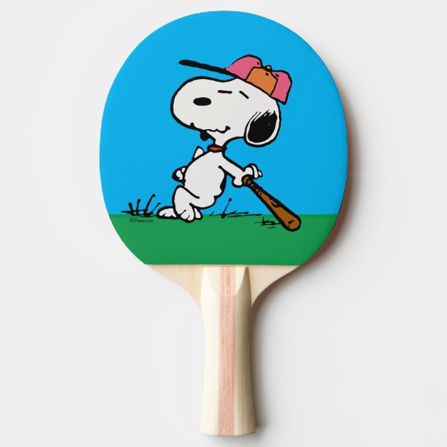 Pala De Ping Pong Cacahuetes | Snoopy en Bat (Anverso)