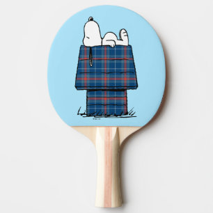 Pala De Ping Pong Cacahuetes   Snoopy Plaid Flannel Holiday Dog Hous