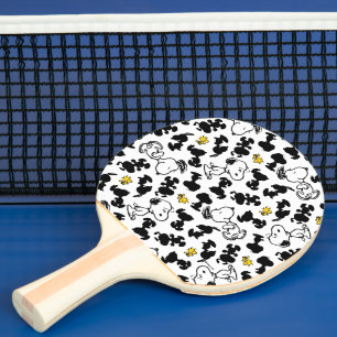 Pala De Ping Pong Cacahuetes Snoopy & Woodstock Shadow Pattern