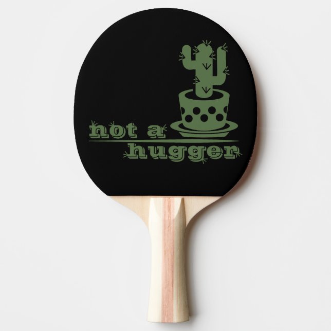Pala De Ping Pong Cacti No es gracioso decir (Anverso)