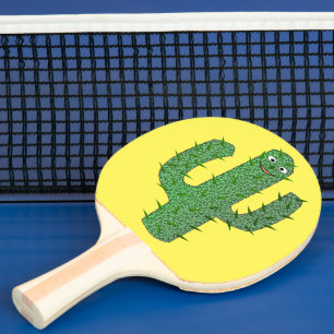 Pala De Ping Pong Cactus Happy Day of the Dead