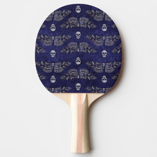 Pala De Ping Pong Caer en la muerte de Moth y Skulls (Anverso)