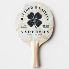 Pala De Ping Pong Calacatta Gold Cruz Irlandesa de la Suerte para Bo
