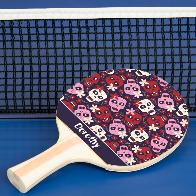 Pala De Ping Pong Calavera de Azúcar (in situ)