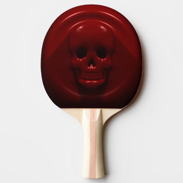 Pala De Ping Pong Calavera de sangre (Reverso)