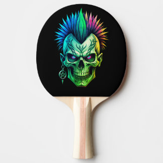 Pala De Ping Pong Calavera Tribal