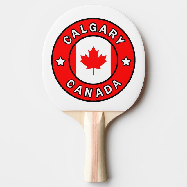 Pala De Ping Pong Calgary Canada (Anverso)