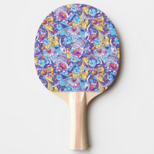 Pala De Ping Pong Calle Sésamo  Patrón de baile Groovy