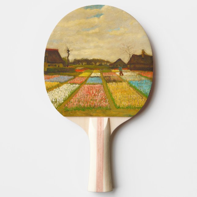 Pala De Ping Pong Camas de flores Vincent van Gogh en Holanda (Anverso)