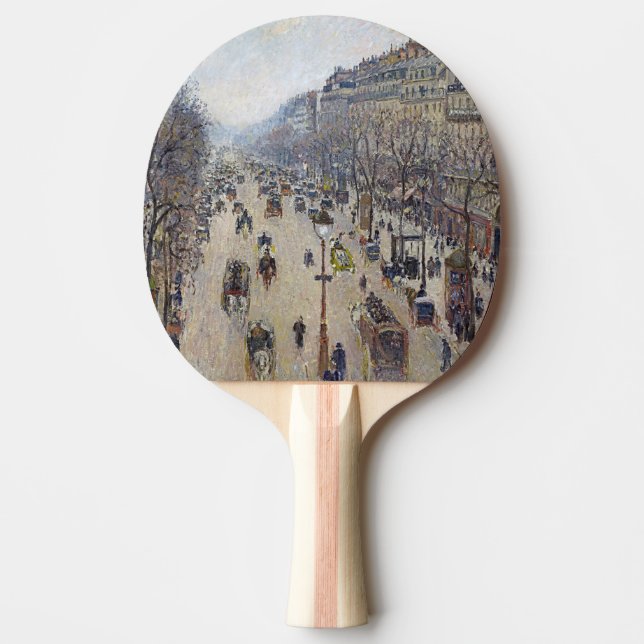 Pala De Ping Pong Camille Pissarro - Boulevard Montmartre, mañana (Anverso)