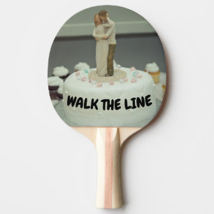 PALA DE PING PONG CAMINAR POR LA LÍNEA BODA GIFT PING PONG PADDLES