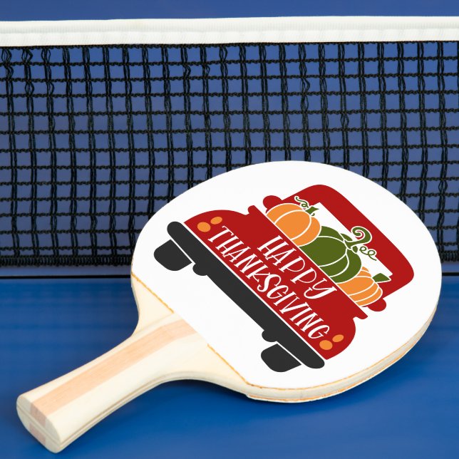 Pala De Ping Pong Camión de Acción de Gracias (in situ)