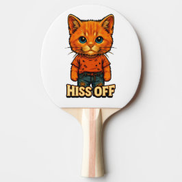 Pala De Ping Pong Camiseta divertida con cita de gato genial