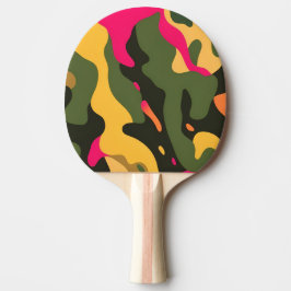 Pala De Ping Pong Camo Resumen Ping Pong Paddle