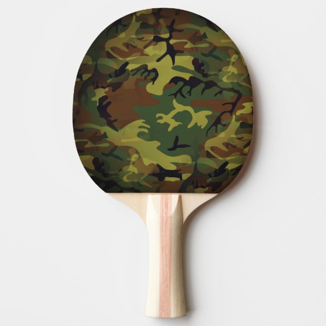 Pala De Ping Pong Camo verde (Anverso)