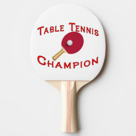 Pala De Ping Pong Campeón de los tenis de mesa