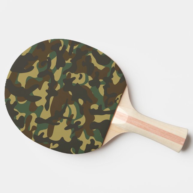 Pala De Ping Pong Camuflaje de bosque (Lateral)