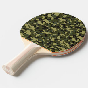 Pala De Ping Pong Camuflaje de la Primavera del Euro