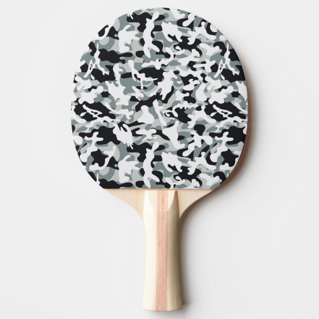 Pala De Ping Pong Camuflaje de polvo de nieve (Anverso)