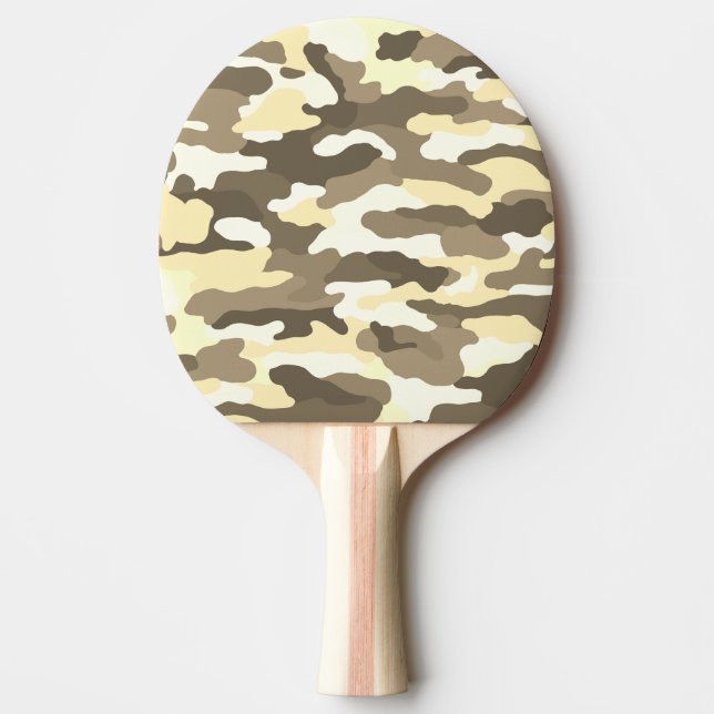 Pala De Ping Pong Camuflaje del desierto (Anverso)