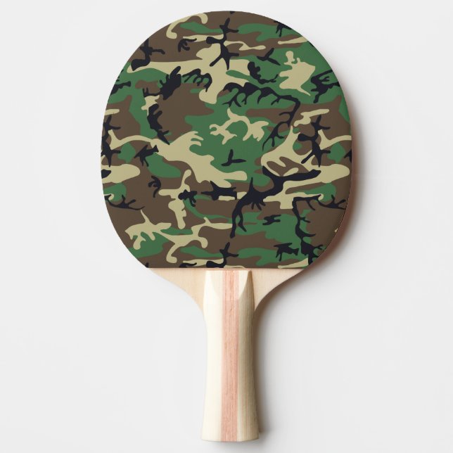 Pala De Ping Pong Camuflaje militar (Anverso)