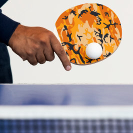 Pala De Ping Pong Camuflaje naranja, Ejército