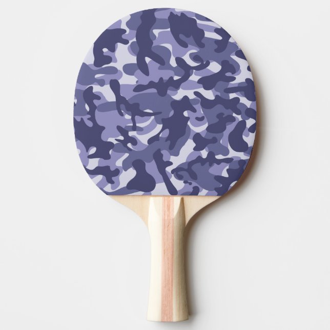 Pala De Ping Pong Camuflaje naval morado (Anverso)