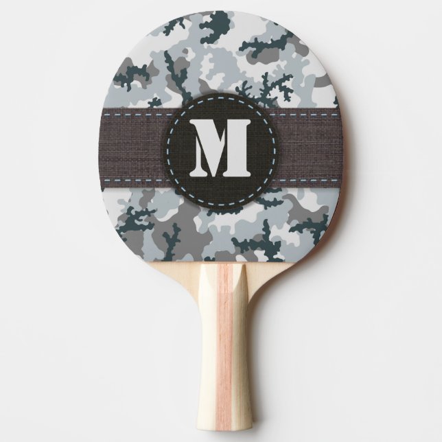 Pala De Ping Pong Camuflaje urbano (Anverso)