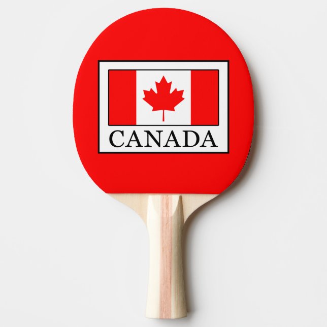 Pala De Ping Pong Canadá (Anverso)