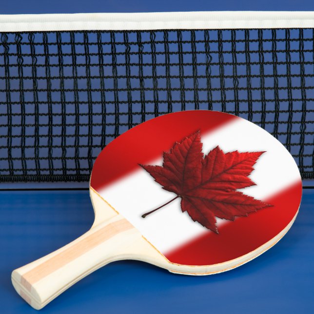 Pala De Ping Pong Canadá Bandera Ping Pong Paddles personalizada (in situ)