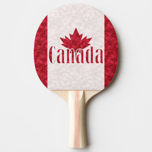 Pala De Ping Pong Canadá, ducha de bandera
