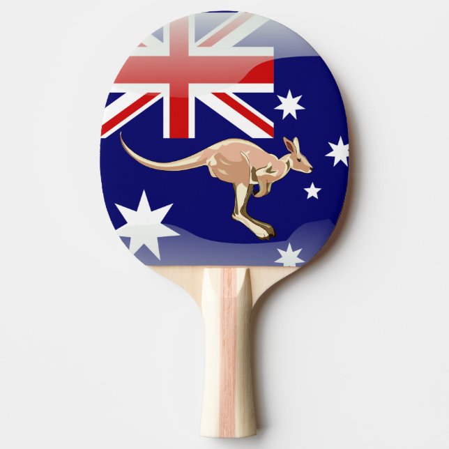 Pala De Ping Pong Canguro australiano (Anverso)