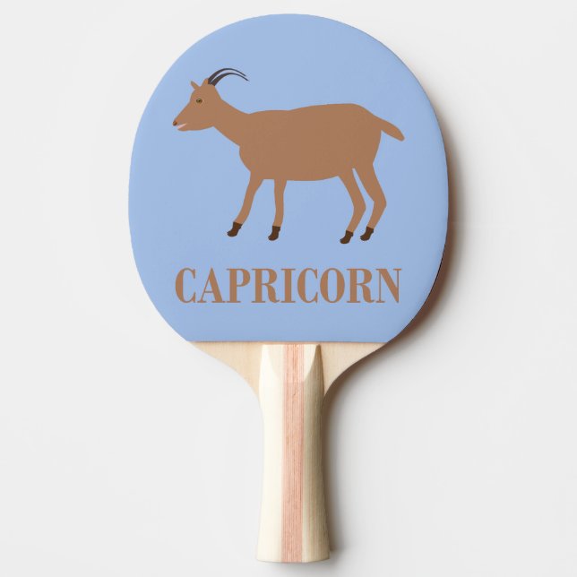 Pala De Ping Pong Capricorn Star Sign Goat (Anverso)