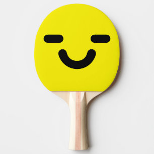 Pala De Ping Pong Cara Agradable Amarillo