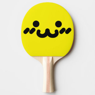 Pala De Ping Pong Cara Amarilla Linda 