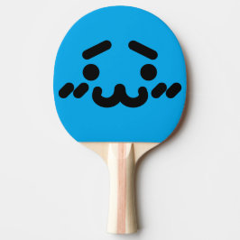 Pala De Ping Pong Cara Azul Dulce y Torpe