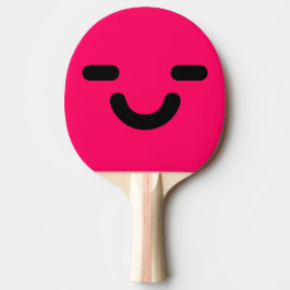 Pala De Ping Pong Cara Complacida Rosa