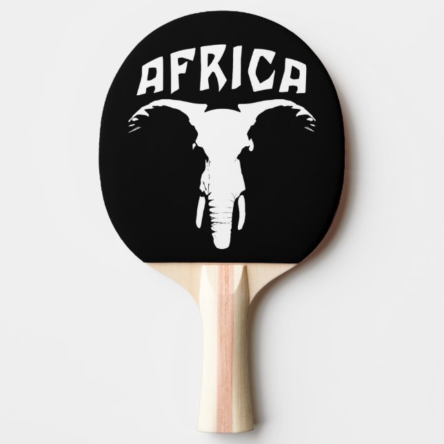 Pala De Ping Pong Cara de elefante africano | África (Anverso)