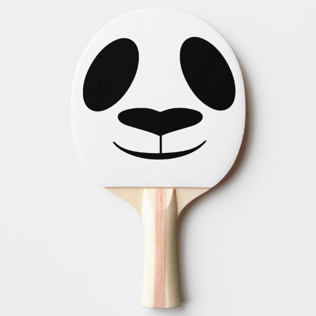 Pala De Ping Pong Cara de la panda (Anverso)