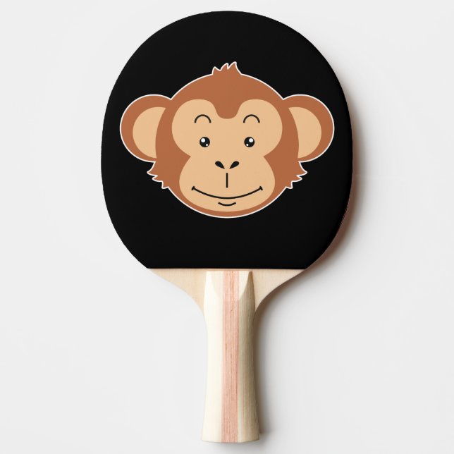 Pala De Ping Pong Cara de Mono (Anverso)