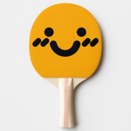 Pala De Ping Pong Cara de Naranja Tímida y Adorable
