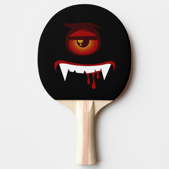 Pala De Ping Pong Cara del monstruo de la sangre (Anverso)