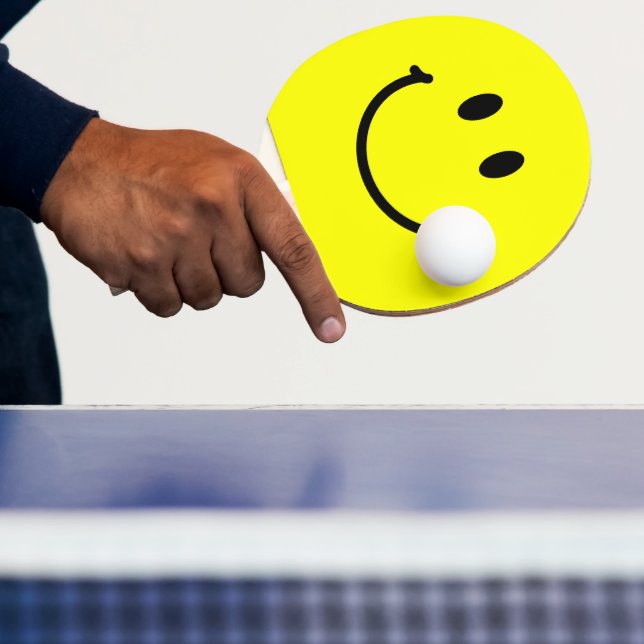 Pala De Ping Pong Cara Feliz (in situ)