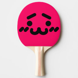 Pala De Ping Pong Cara Rosa Dulce y Torpe