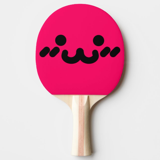 Pala De Ping Pong Cara Rosa Linda (Anverso)