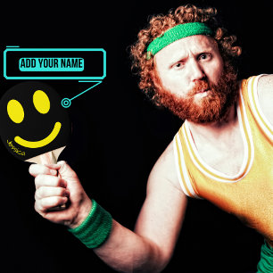 Pala De Ping Pong Cara sonriente Ping Pong Paddle