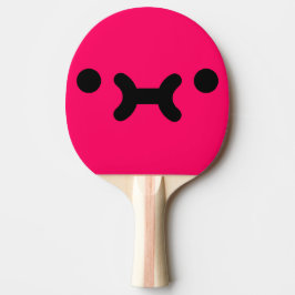 Pala De Ping Pong Cara sonrosada y linda