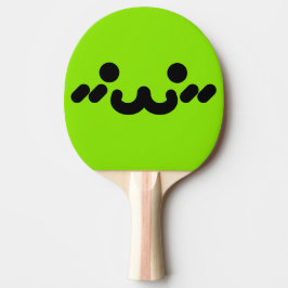 Pala De Ping Pong Cara Verde Linda