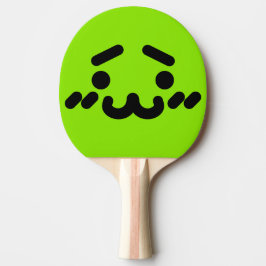 Pala De Ping Pong Cara Verde Lindo y Torpe