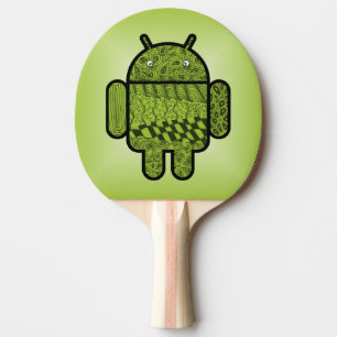 Pala De Ping Pong Carácter de garabato paisley para Android™